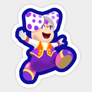 Toad night Sticker